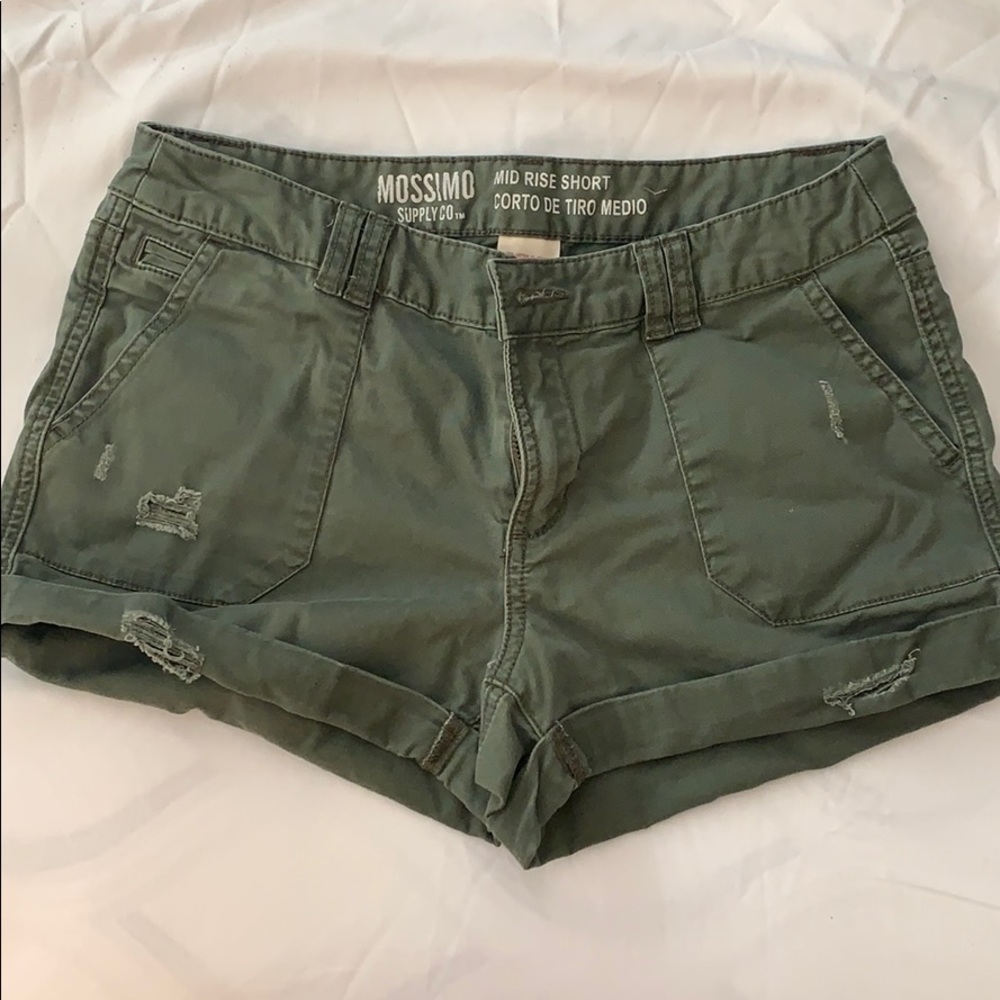 Hunter green shorts!